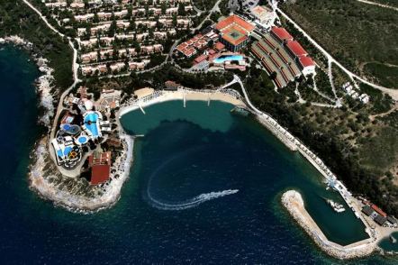 George Eliot Backward Decorative Pine Bay Holiday Resort Kusadasi Turkey